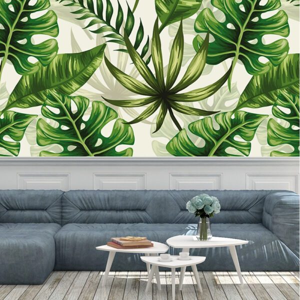 Papel de Parede Adesivo Folhagem 300x52cm Lavável 1 10240457599 folhagem cod 37747 foto 2