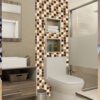 Papel de Parede Adesivo Pastilha Marrom 300x52cm 3 10240481497 foto 1 cod 96892 pastilha mesclado marrom