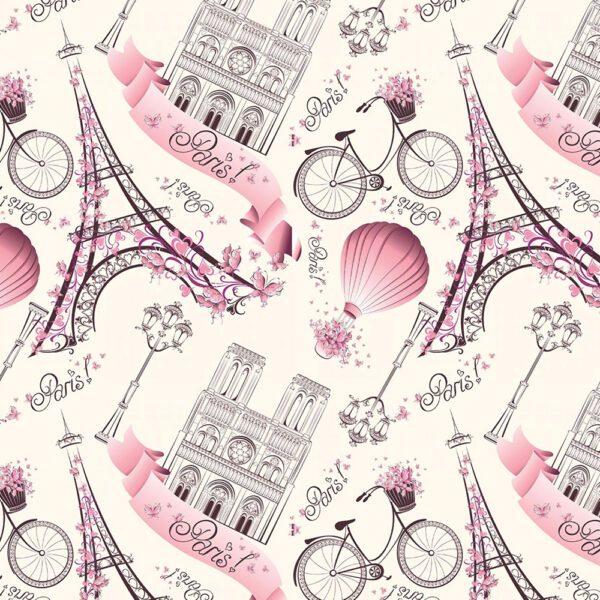 Papel de Parede Adesivo Vintage Paris 300x52cm Lavável 1 10240519337 paris cod 34799