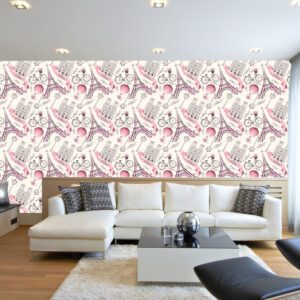 Papel de Parede Adesivo Vintage Paris 300x52cm Lavável