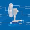 Mini Ventilador 20cm Ventisol 127v Mesa Clipe Branco Azul 7 15292370676 d 665822 mlu77320049423 062024 o