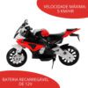 Mini Moto Elétrica Infantil BMW S1000RR 12V Vermelha - Suporta até 25kg 3 15292398434 d 647760 mla53297662712 012023 o