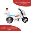 Moto Elétrica Infantil Importway BW006 Branco 6V Bivolt 10 15292399226 d 954237 mlu72647102221 112023 o