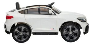 Mini carro elétrico infantil Mercedes GLC Coupé 12V Branco