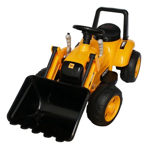 Mini Escavadeira Elétrica Infantil Importway BW081AM Amarela 6V