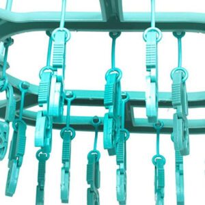 Mini Varal 26 Grampos Suspenso Organizador de Roupas Íntimas