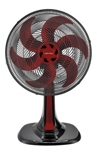 Ventilador de mesa 40cm Turbo Ventisol 6 Pás 220v Vermelho