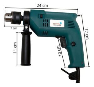Furadeira Elétrica 550W Importway 3/8 10mm Reversível com Impacto
