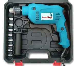 Furadeira de Impacto 750W Importway com Maleta de Acessórios 110V