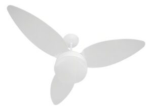 Ventilador de Teto Zonda Branco 127V com Luminária para 2 Lâmpadas