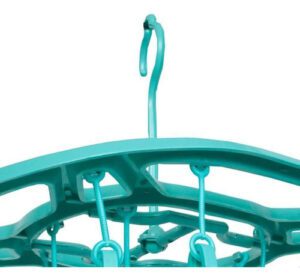 Mini varal com prendedores 16 grampos redondo organizador
