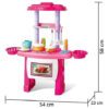 Cozinha Infantil 43 Peças Importway Completa Rosa com Som e Luz 6 15292413764 d 787078 mlu70377829279 072023 o