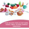 Cozinha Infantil 43 Peças Importway Completa Rosa com Som e Luz 17 15292433779 d 627929 mlu72759402772 112023 o