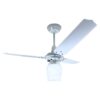 Ventilador de Teto Lyon Di Lorena 3 Velocidades Branco 2 Ventilador de teto branco Lyon Di Lorena com design moderno e pás aerodinâmicas
