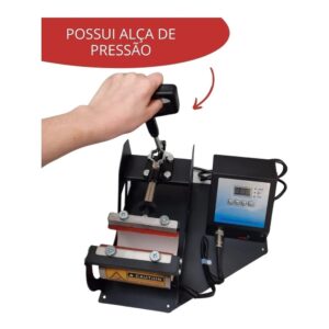 Prensa Sublimadora Transfer Importway Clíndrica Preta