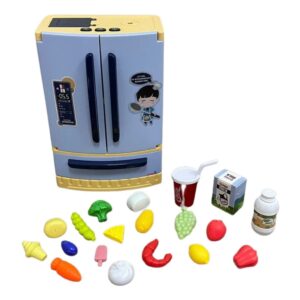 Geladeira Infantil Com Luz E Som Que Solta Fumaça 3 Pilhas