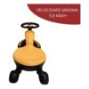 Carrinho Rolimã Elétrico 12V Infantil Amarelo Importway 6 15553737476 15179689892 829d57de65e3fadc22cdd4612fdca5d6