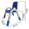 Cadeira Infantil Azul Importway 56cm Empilhável Resistente 3 15553737542 15197825844 551b24bb2d4bed5ed664006a6f95f028