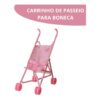 Carrinho de Boneca Tipo Guarda-Chuva 4 Rodas Rosa Importway 5 15553737577 15197830251 df9c817bbbbfa237ea11b54a4f5cdcf5