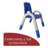 Cadeira Infantil Azul Importway 56cm Empilhável Resistente 6 15553737602 15197826004 7dc3af3562f4d56475ba3cf455e303ac
