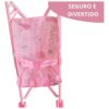 Carrinho de Boneca Tipo Guarda-Chuva 4 Rodas Rosa Importway 7 15553737620 15197830272 0859c5d7346a842f6260757920b51b4e