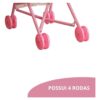 Carrinho de Boneca Tipo Guarda-Chuva 4 Rodas Rosa Importway 8 15553737638 15197830278 8f88860c246b146b746e85318c5f9af2