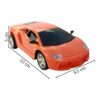 Carrinho de Controle Remoto 1:18 Importway Laranja com Luzes 3 15553737996 15197830154 249d7ec471a442d2d3643ace99f391af