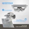 Exaustor para churrasqueira 27cm Bivolt Motor WEG 1190m³/h 6 15553738068 15179707327 9d97e40c7460e27d90657638ead768ee