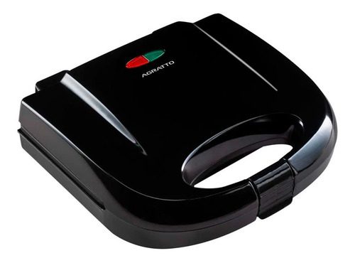 Sanduicheira Agratto 750W Black Piano 220V SA-02 1 Sanduicheira Agratto Black Piano 750W 220V preta vista superior