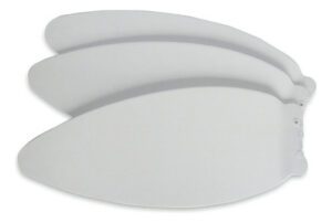 Hélice 3 pás para ventilador Ventisol Aires e Prisma - Kit 3 unidades Branco