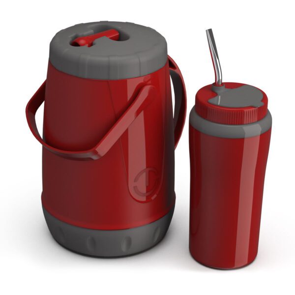 Kit Tererê Garrafa Térmica 2,5l + Copo Térmico 650ml Unitermi 1 71280RP