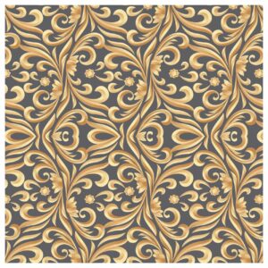 Papel de Parede Adesivo Arabesco 300x52cm Floral Sofisticado