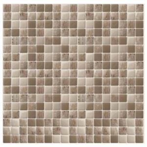 Papel de Parede Adesivo Pastilha 300x52cm Mesclado Bege