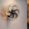 Ventilador de Parede 50cm Turbão 130W Bivolt Oscilante 9 016CTRIO Ventilador 50cm Turbao 09
