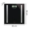 Balança Digital Bioimpedância 180kg Alta Precisão Preta Importway 5 15197826916 6e6d817c71a371411e8a66320b701e60