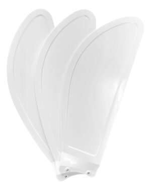 Kit 3 Pás para Ventilador de Teto Ventisol Fast e Gale 40cm Branco