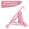 Carrinho de Boneca Tipo Guarda-Chuva Importway com 1 Boneca Rosa 5 15292380430 d 942201 mlu77964039797 072024 o