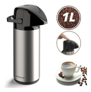Soluções para o seu bem estar! 28 Garrafa Térmica Pressão 1 Litro Verona Unitermi Inox