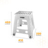 Banqueta Dobrável 150kg Vonder Plástica Reforçada Branca 4 15292395316 d 956341 mlu72309985618 102023 o