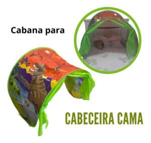 Barraca de Cama Infantil Importway BW159 Cabana Divertida