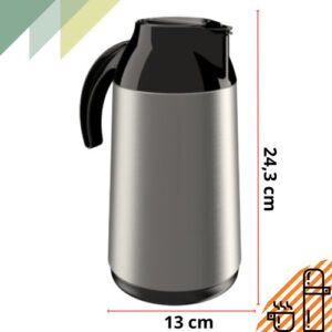 Garrafa Térmica 1 Litro Berlim Inox Unitermi