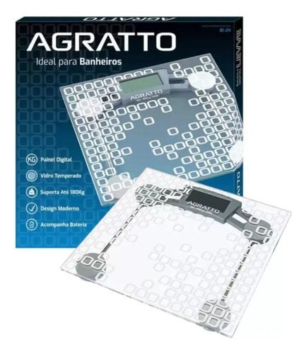 Balança Digital 180kg Agratto Vidro Temperado Alta Precisão 1 15292427425 d 947719 mlu72636536367 112023 o 1
