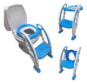 Assento Redutor Com Escada Infantil 1 Unidade Azul