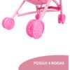 Carrinho de Boneca Tipo Guarda-Chuva Importway com 1 Boneca Rosa 14 15292431446 d 817331 mlb47346594365 092021 o