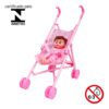 Carrinho de Boneca Tipo Guarda-Chuva Importway com 1 Boneca Rosa 15 15292431469 d 638941 mlb47346557489 092021 o