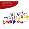Maleta Médica Infantil 15 Peças Azul Importway Brinquedo Médico 4 15292432371 d 603072 mlu72759405020 112023 o