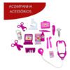 Maleta Médica Infantil 15 Peças Azul Importway Brinquedo Médico 12 15292432443 d 890480 mlu72566442362 112023 o