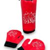 Kit de Boxe Infantil 3 Peças com Saco de Pancada e 2 Luvas Vermelho 2 15292434834 d 848930 mlu70873000395 082023 o 1