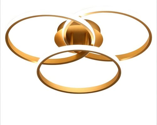 Plafon 3 Anéis Selene Dourado 45W 4000K 50cm Bivolt 1 15292476102 d 965902 mlu77405645741 072024 o