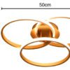 Plafon 3 Anéis Selene Dourado 45W 4000K 50cm Bivolt 8 15292476132 d 706246 mlu77191587382 072024 o